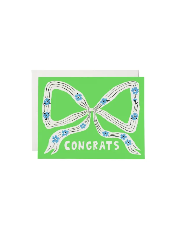 Perfect Bow Congrats Card sold by Jones
