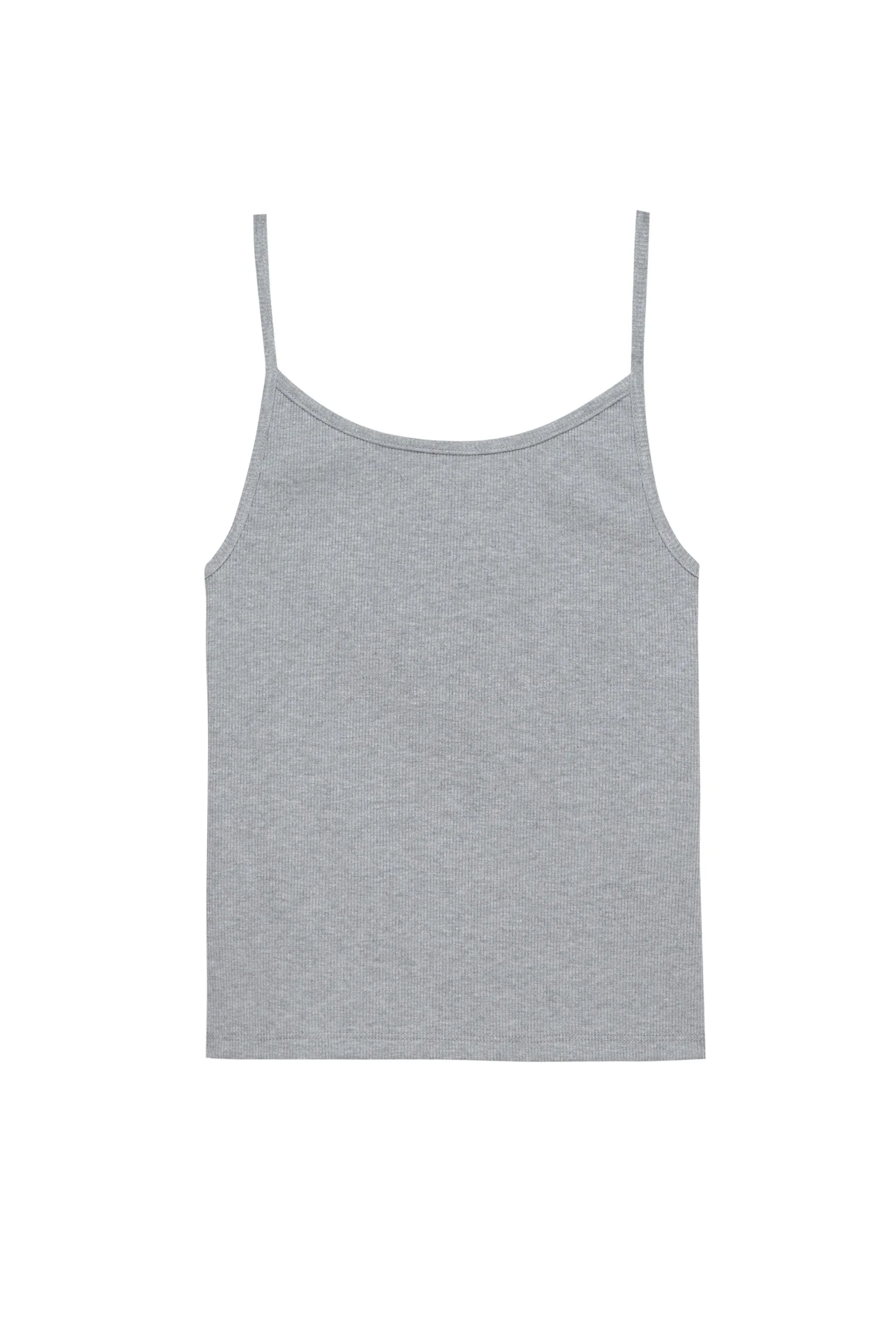 The Rib Spaghetti Tank - Heather Grey sold by Jones product image thumbnail 5