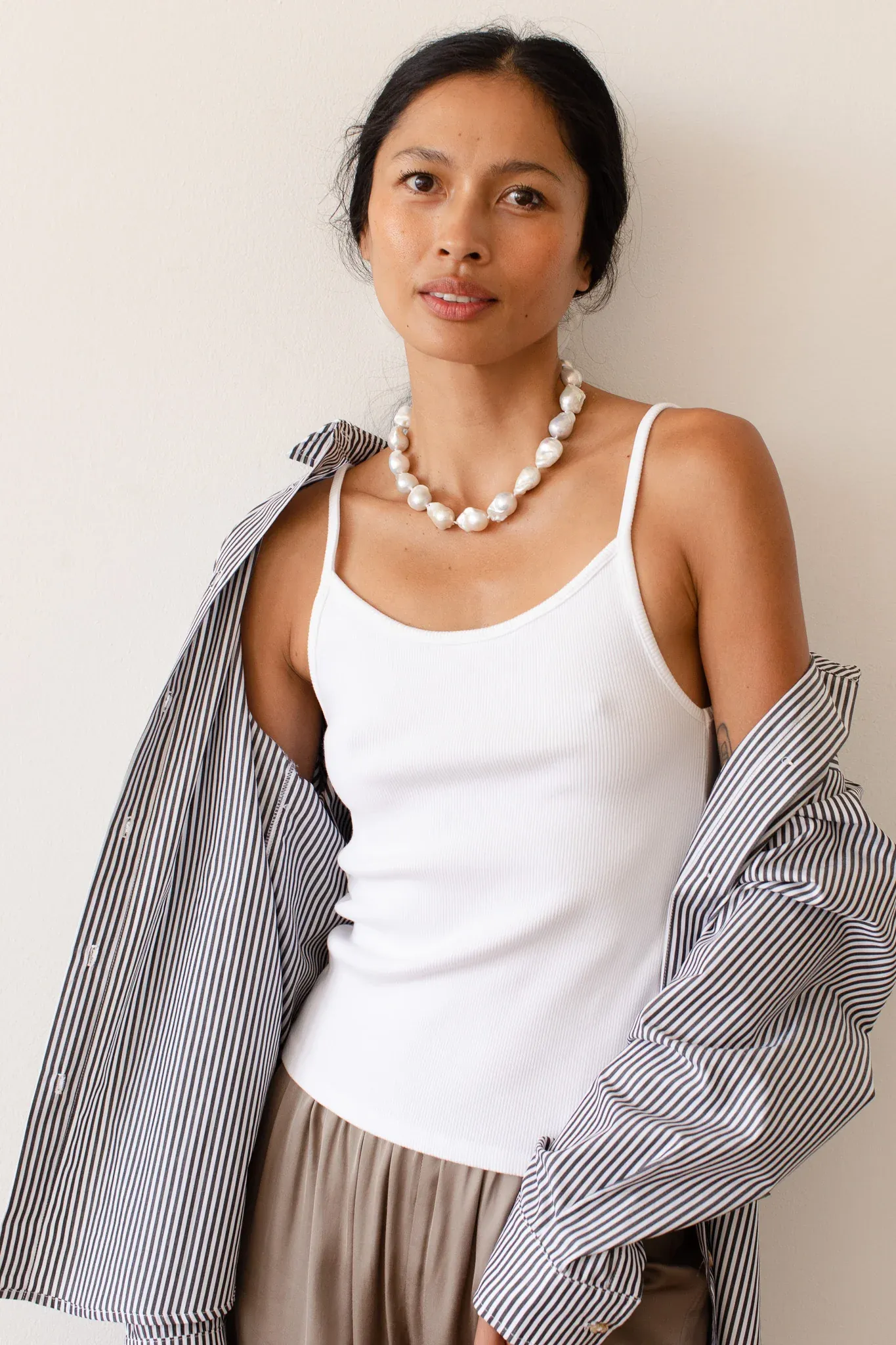 The Rib Spaghetti Tank - Powder sold by Jones product image thumbnail 3