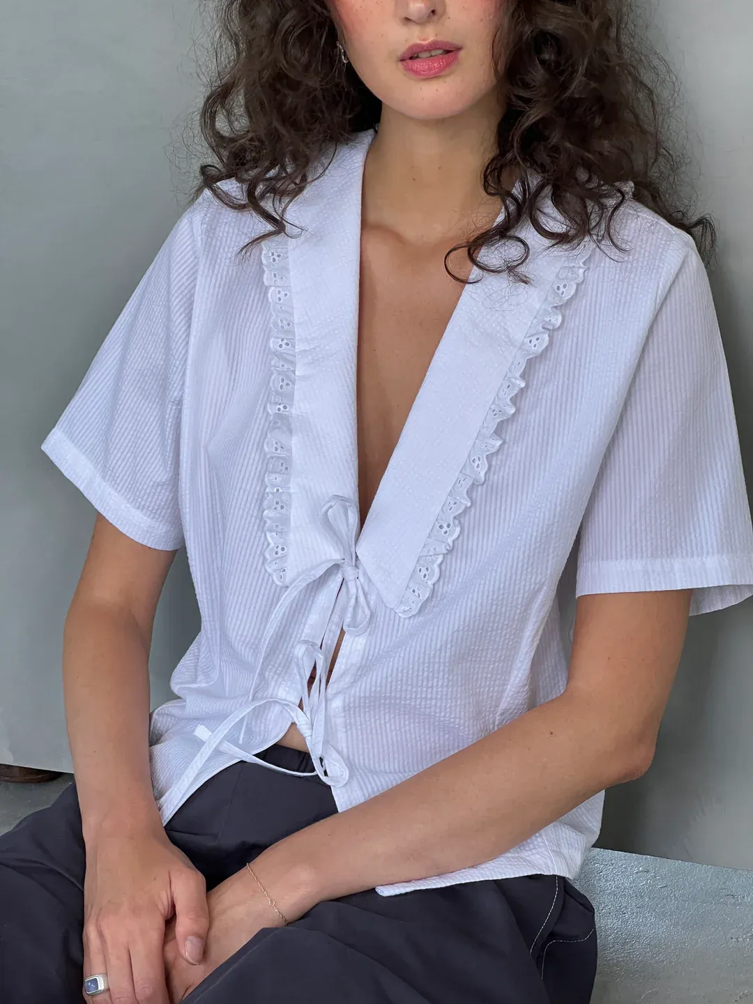 Marinero Top - Solstice White sold by Jones product image thumbnail 5