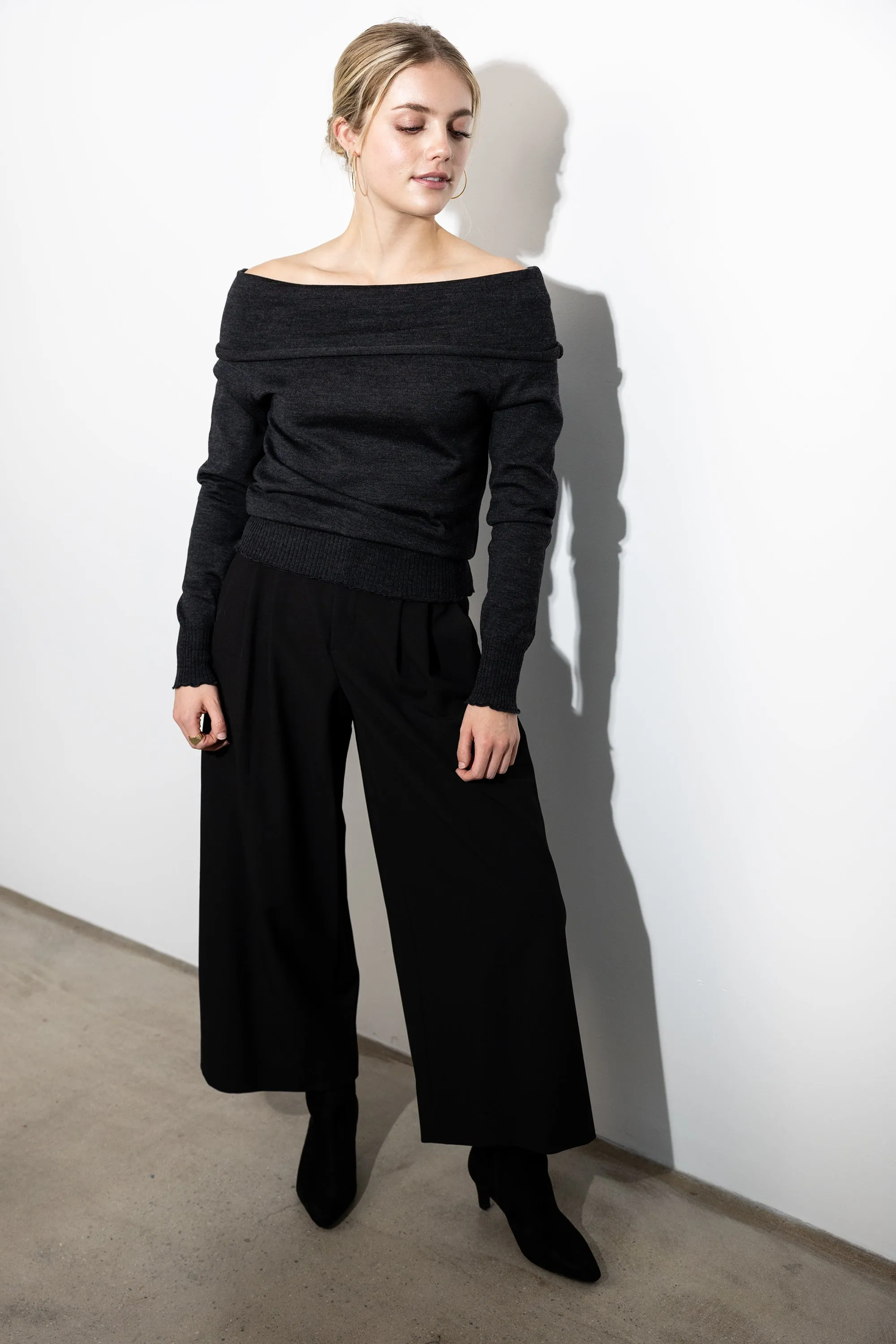 Lumi Sweater - Charcoal sold by Jones product image thumbnail 3