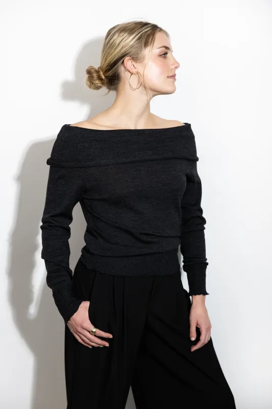 Lumi Sweater - Charcoal sold by Jones