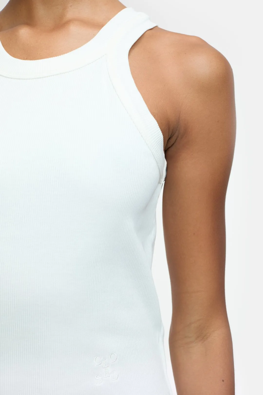 Racer Tank Top - Ivory sold by Jones product image thumbnail 4