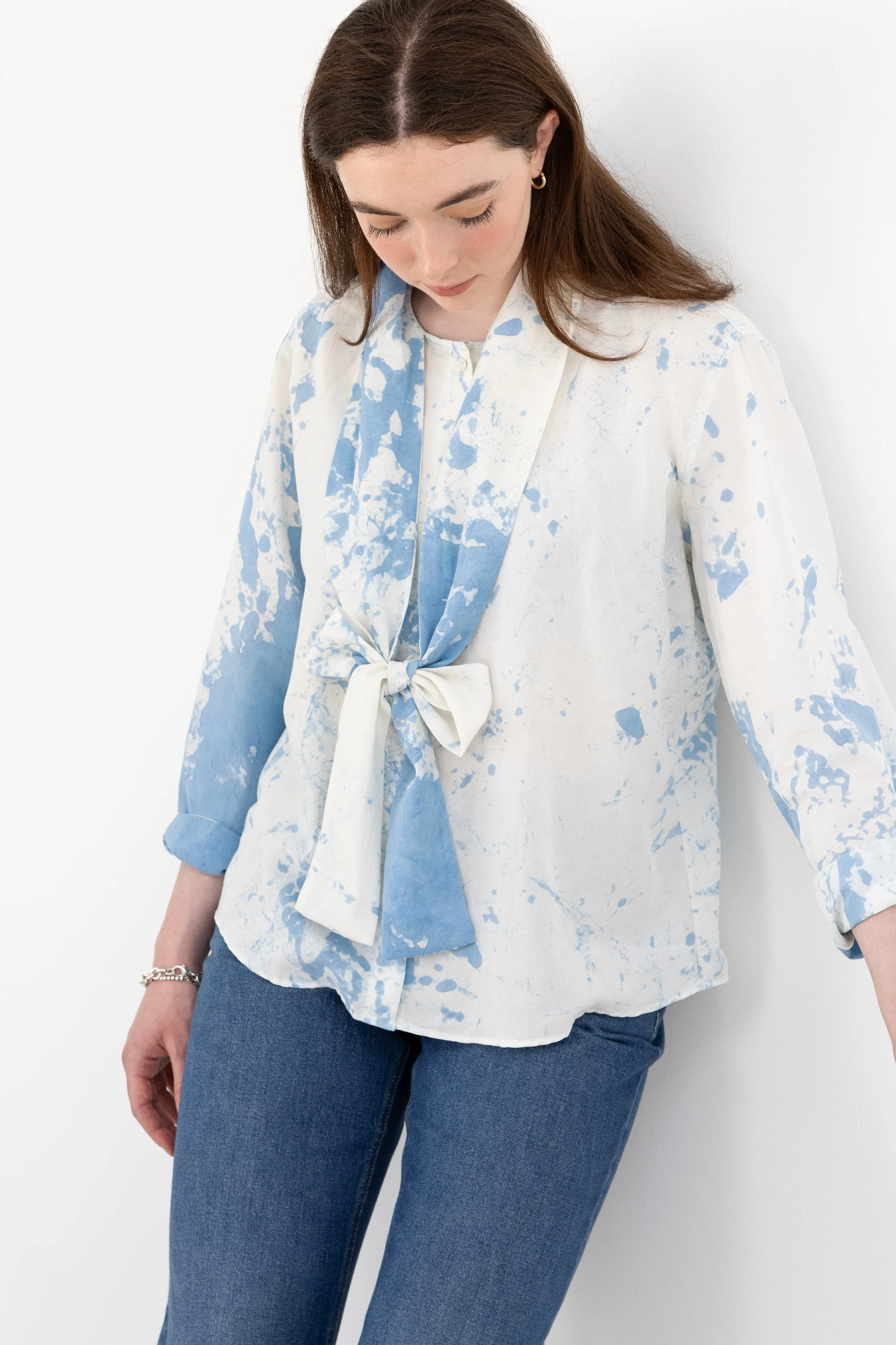 Candice Shirt - Blue Tumble Dye sold by Jones product image thumbnail 5