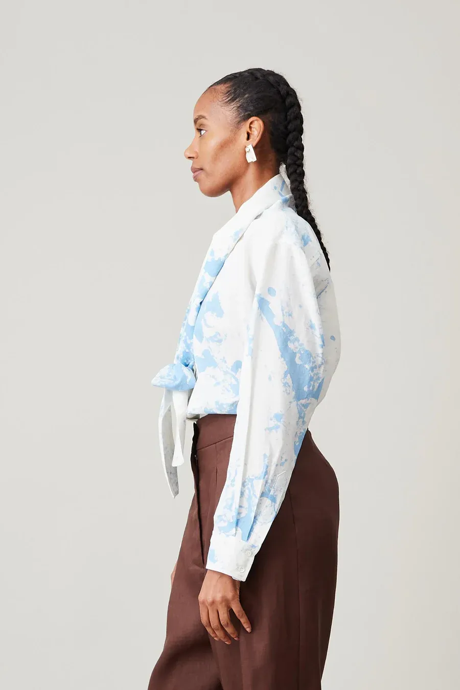 Candice Shirt - Blue Tumble Dye sold by Jones product image thumbnail 2