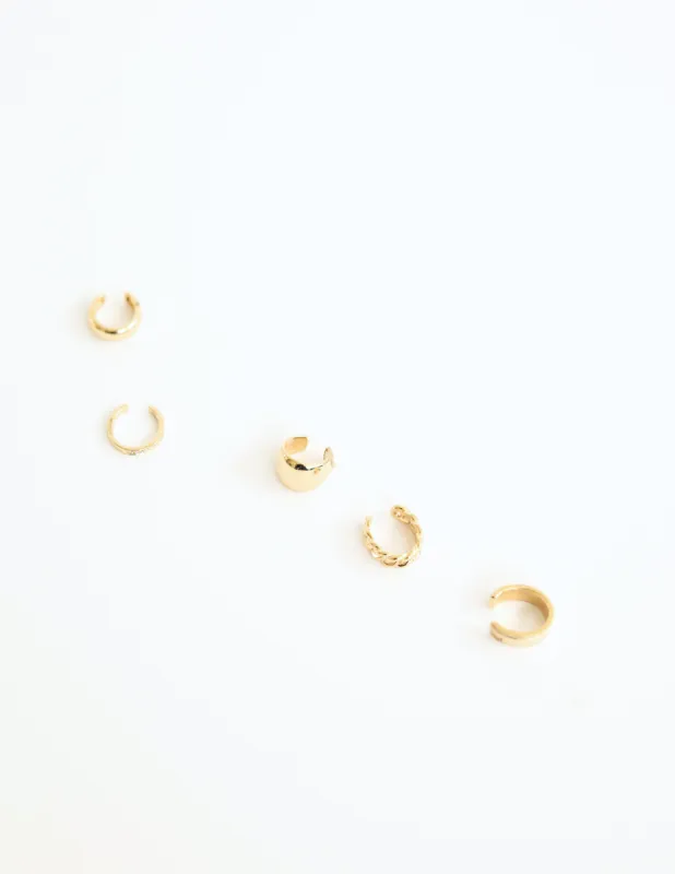 14K Solid Gold Ear Cuff made by Jones