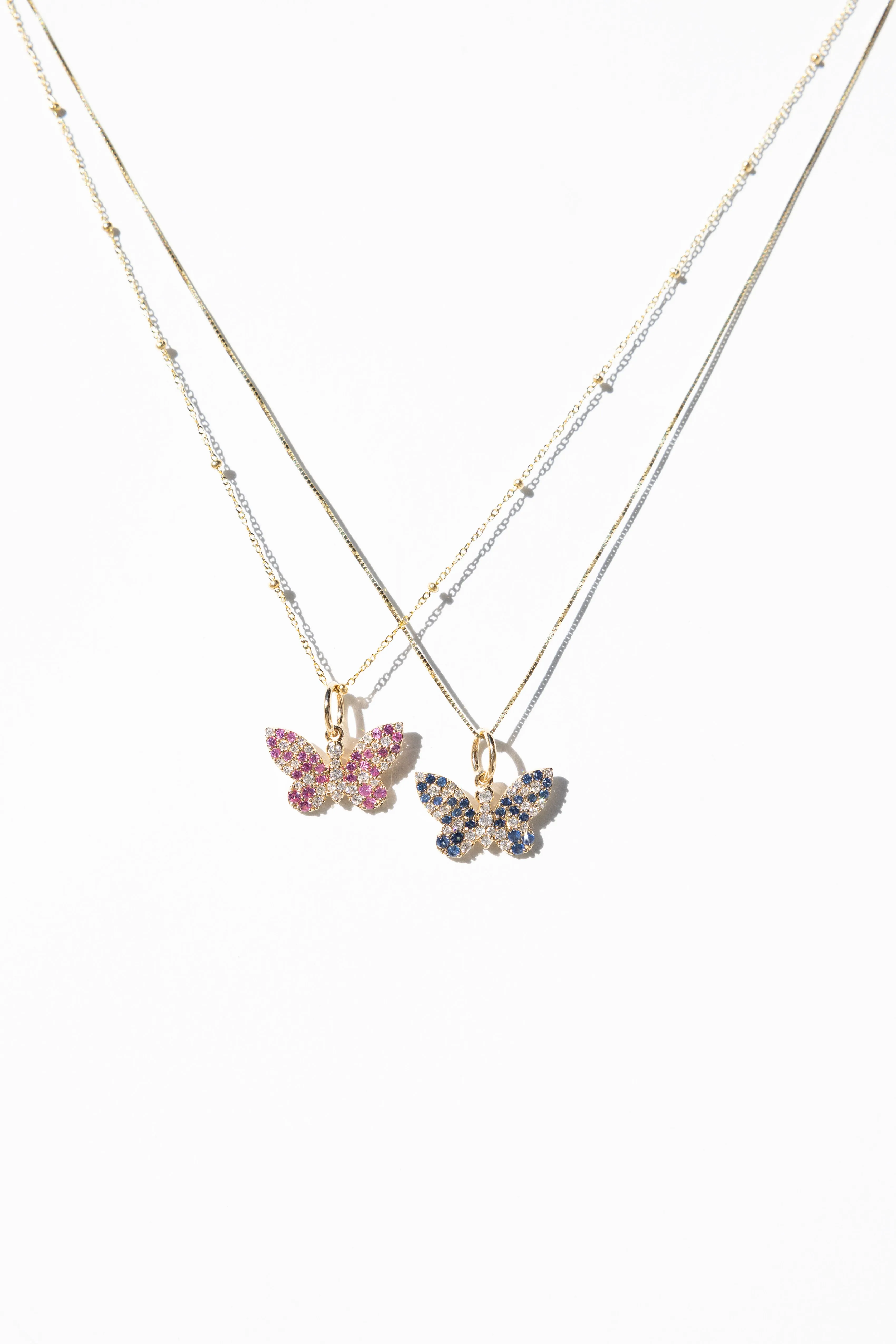 14K Diamond Encrusted Butterfly Charm sold by Jones product image thumbnail 2