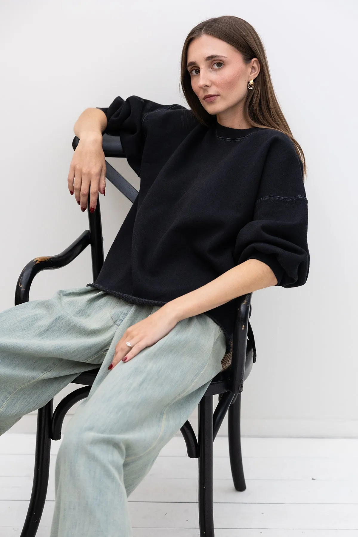 Fond Sweatshirt - Charcoal sold by Jones