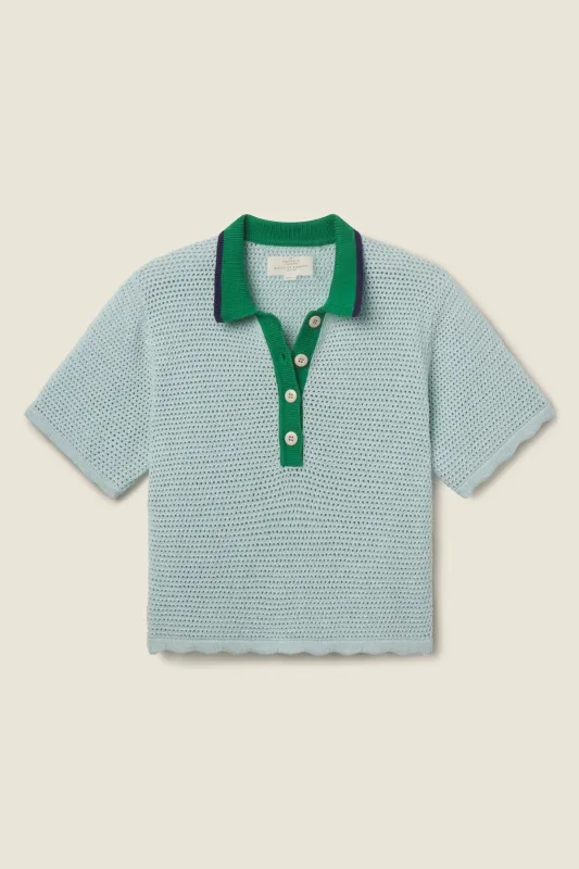 Amalia Polo Light Blue sold by Jones