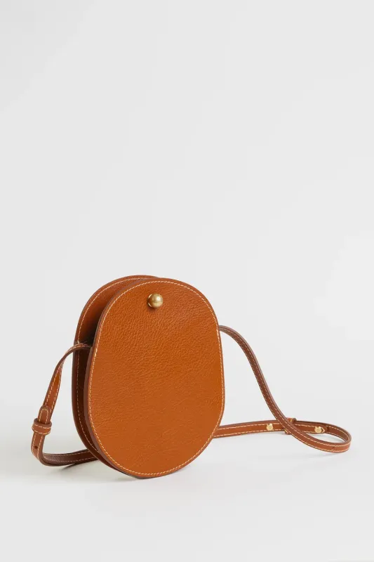 Mini Eggi Bag - Leather Brown made by LINDQUIST