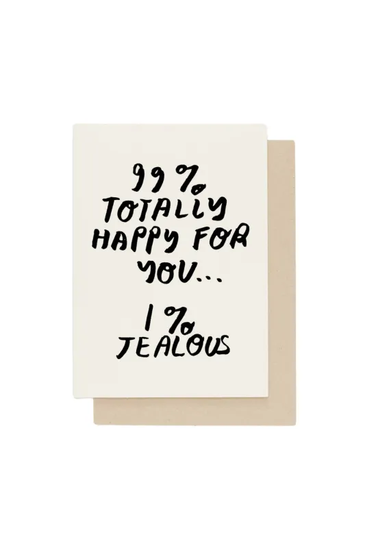 99% Happy For You Card sold by Jones