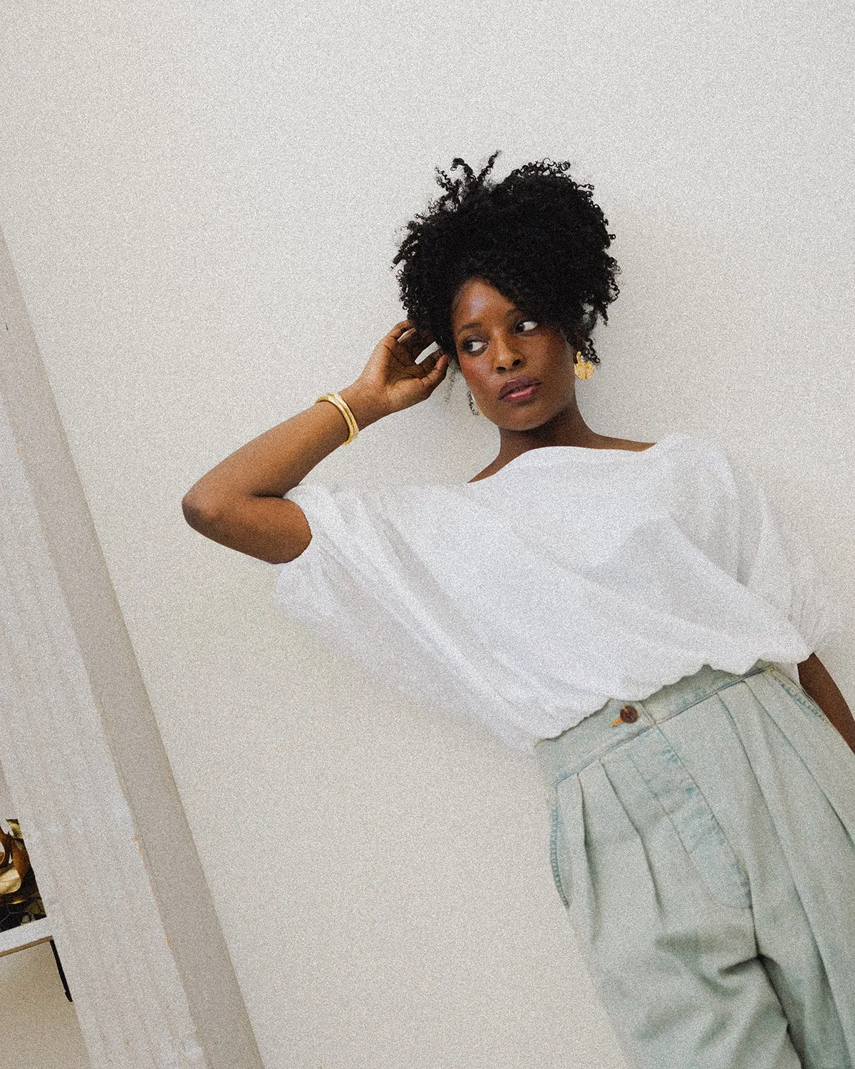 Olympia Shirt - White sold by Jones product image thumbnail 2