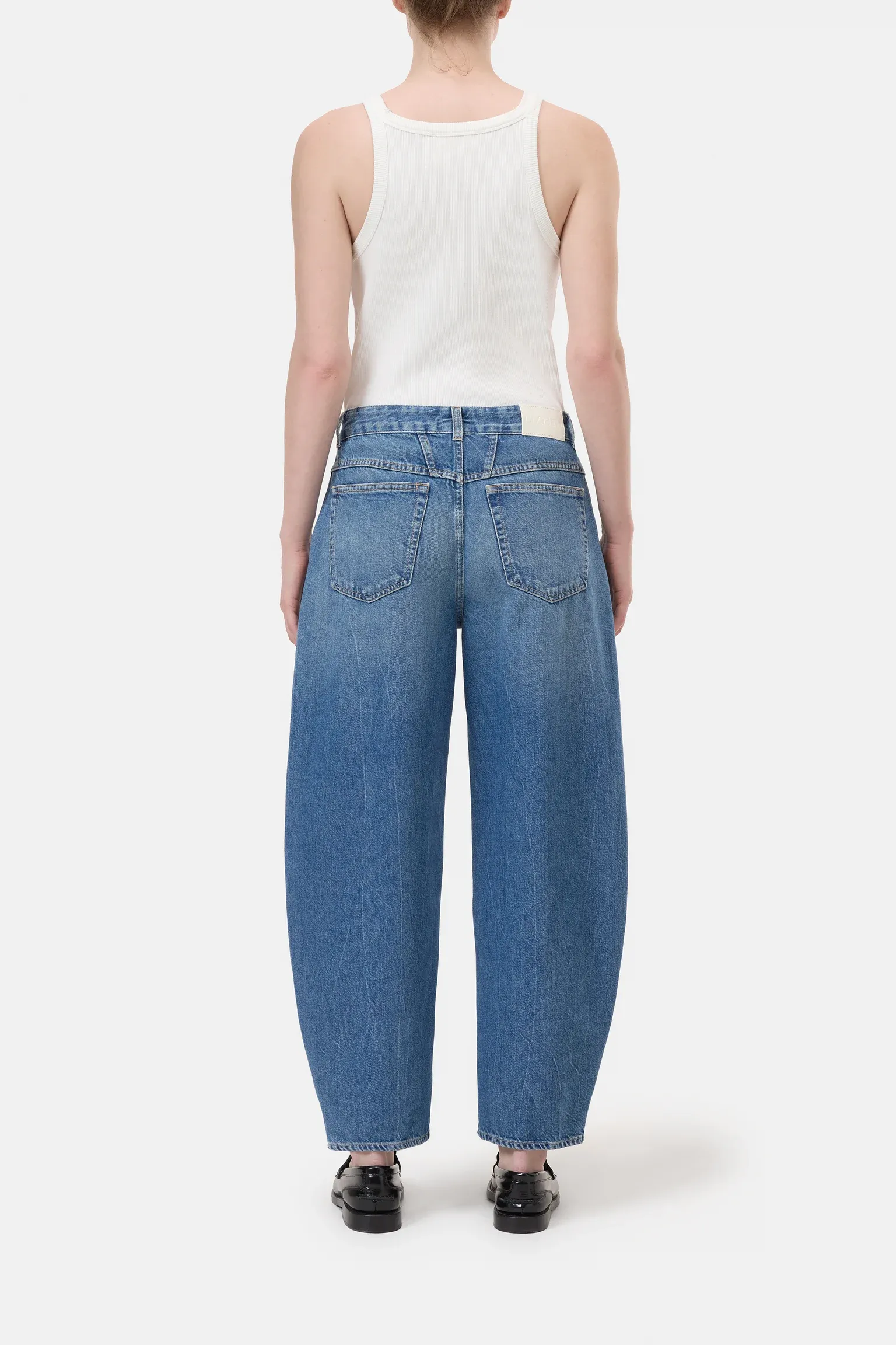 Jazzie Barrel Jeans - Mid Blue sold by Jones product image thumbnail 2