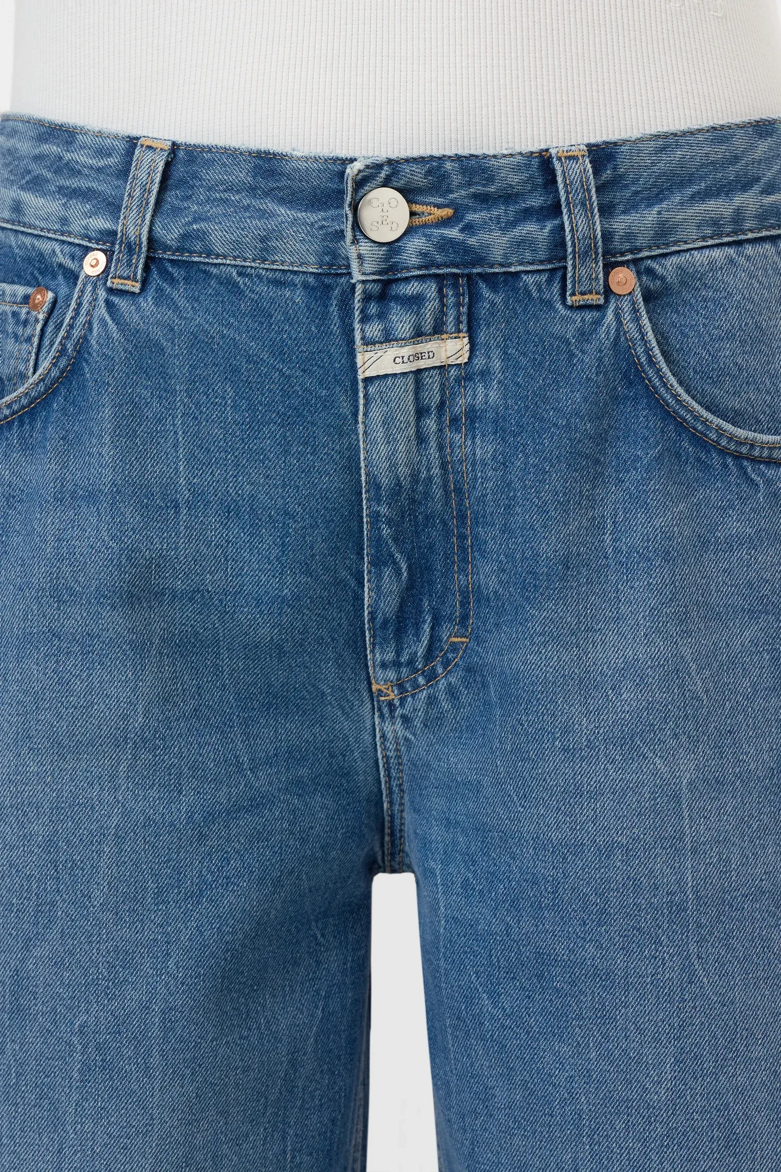 Jazzie Barrel Jeans - Mid Blue sold by Jones product image thumbnail 4