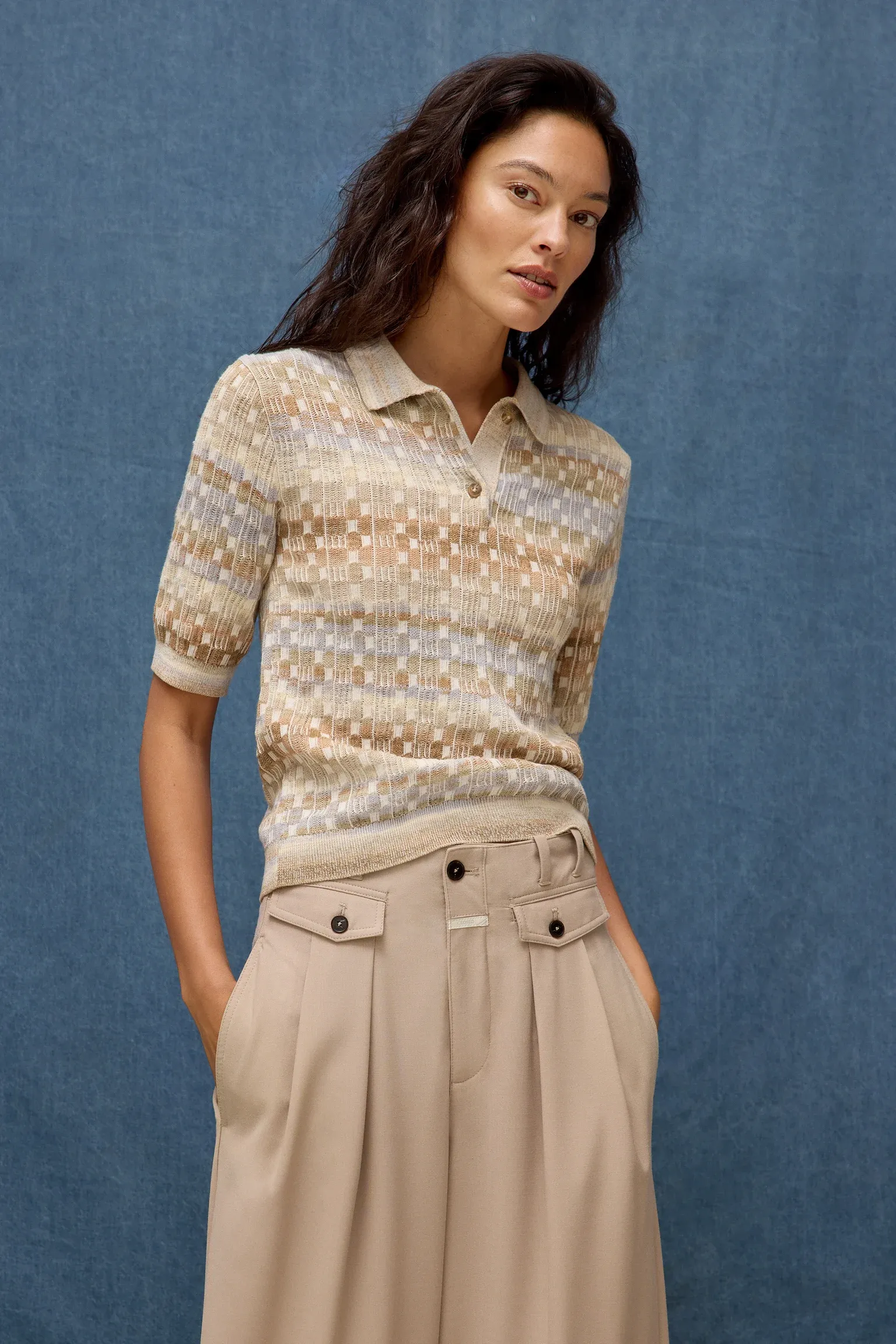 Mouliné Polo Shirt sold by Jones