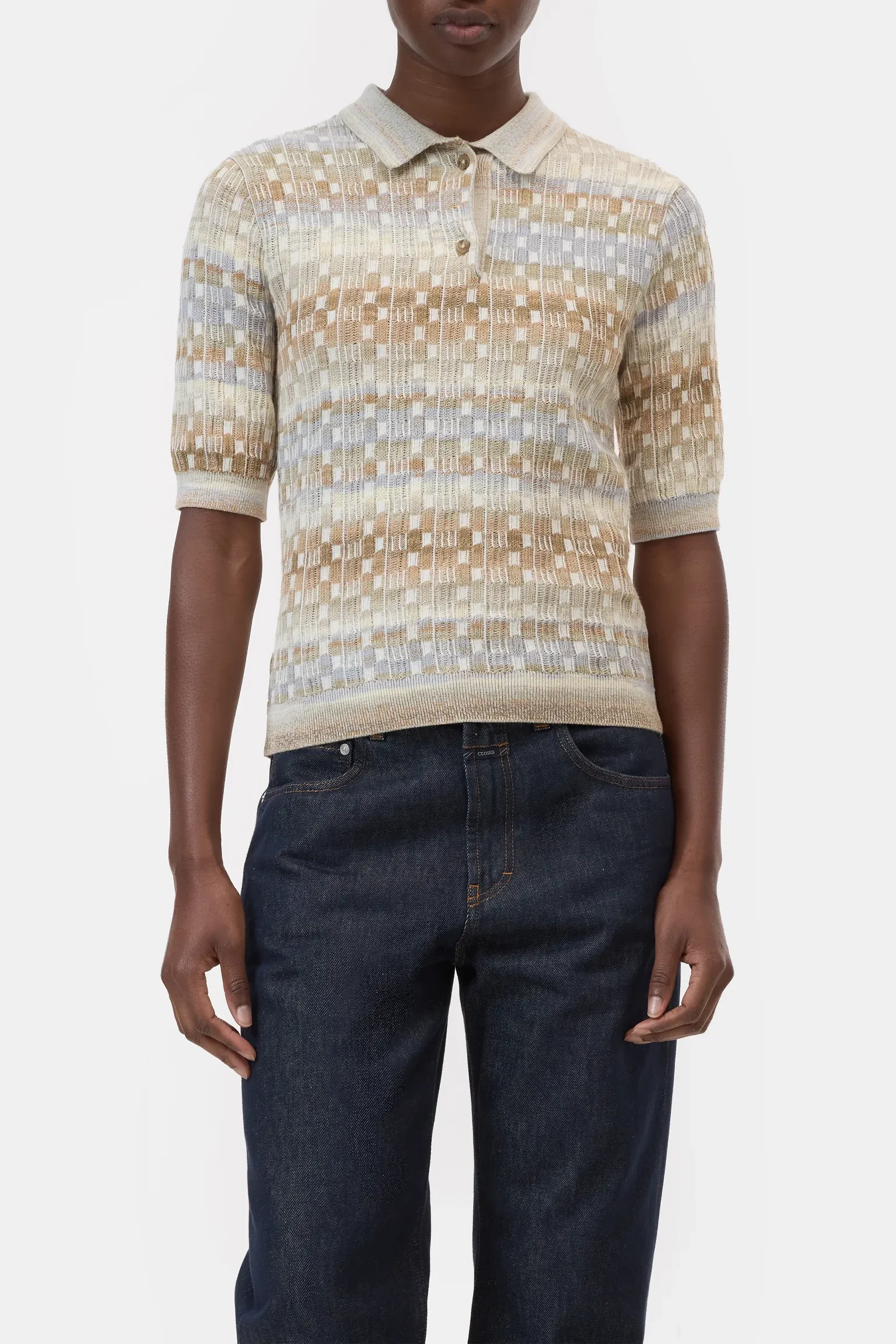 Mouliné Polo Shirt sold by Jones product image thumbnail 4