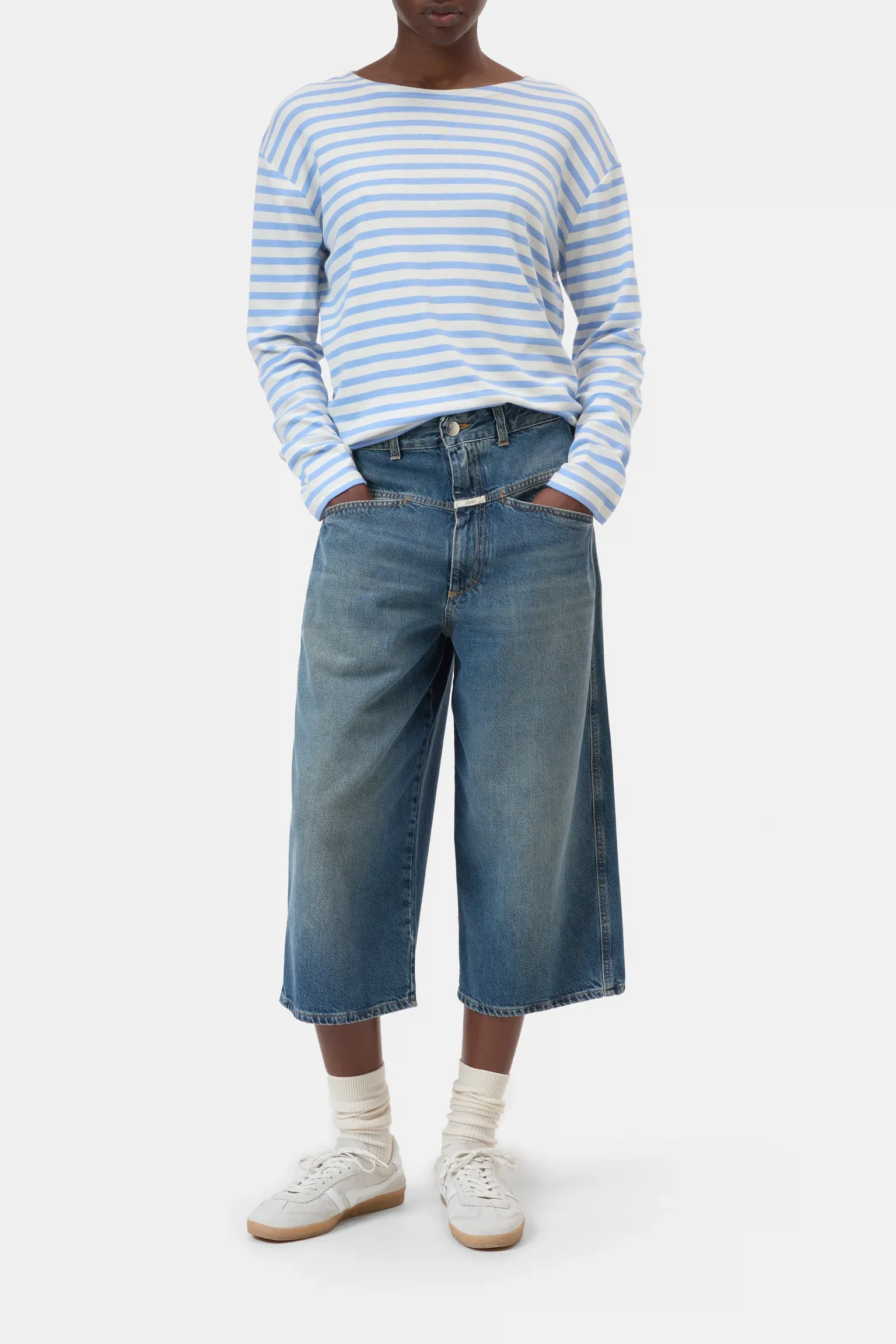 Striped Longsleeve - Sky Blue sold by Jones product image thumbnail 2