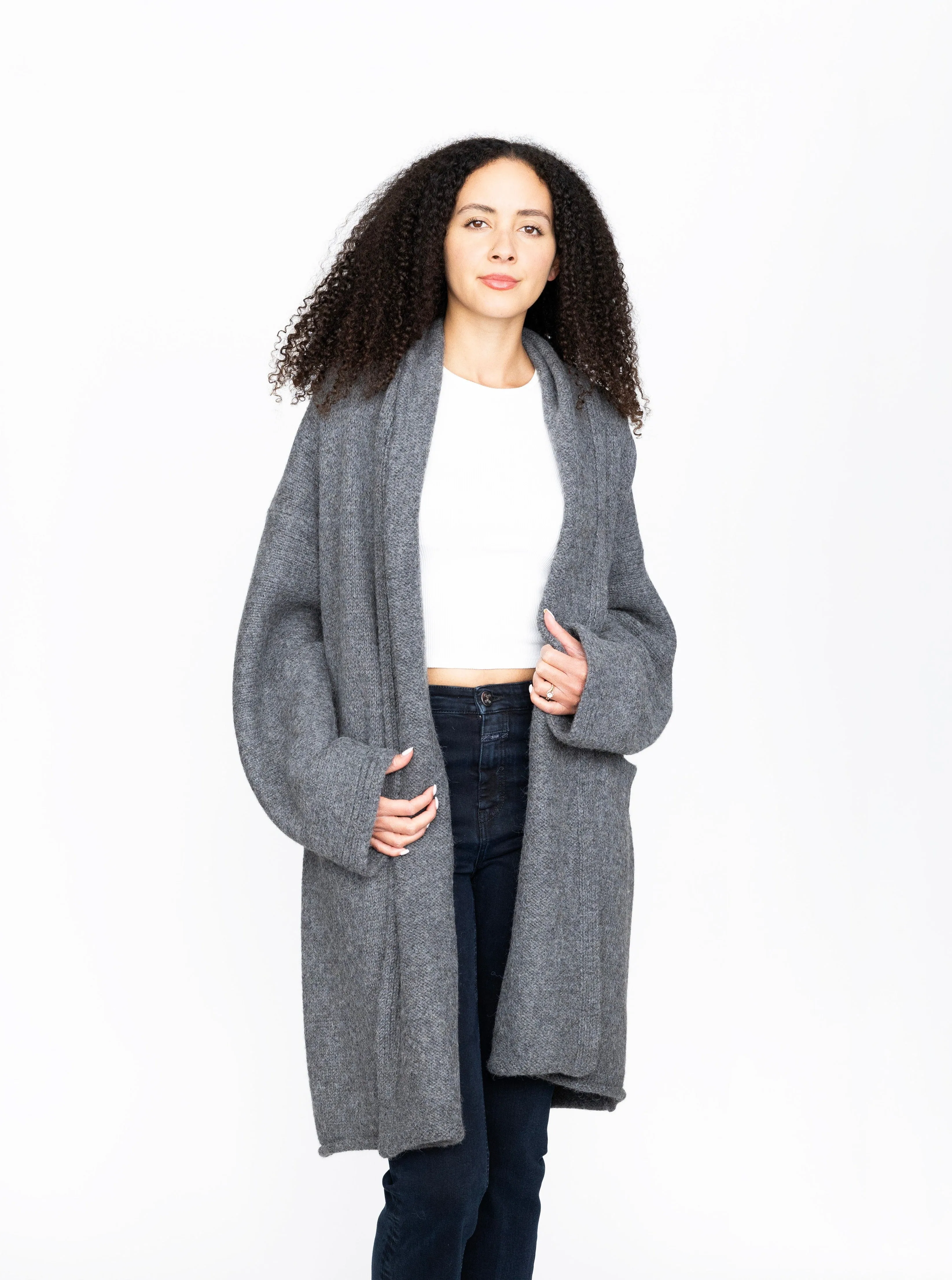Jones Sweater Coat - Heather Grey sold by Jones
