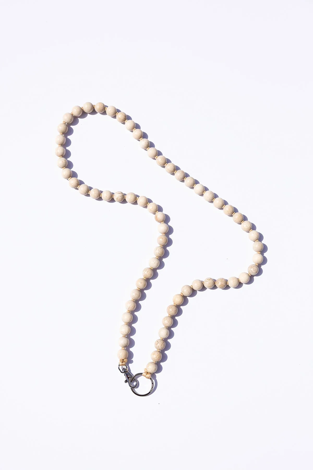 Big Bead Phone Necklace - Natural sold by Jones product image thumbnail 4