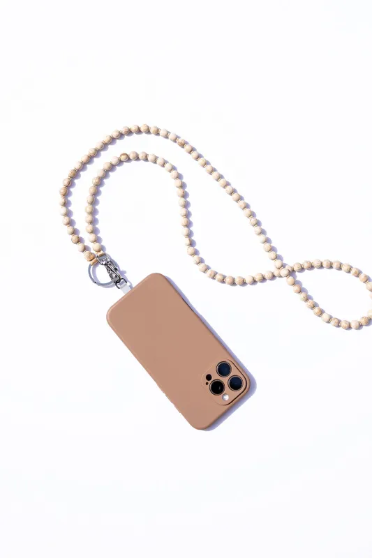 Bead Phone Necklace - Natural made by Jones