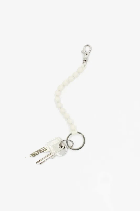 Beaded Keychain - Opal sold by Jones