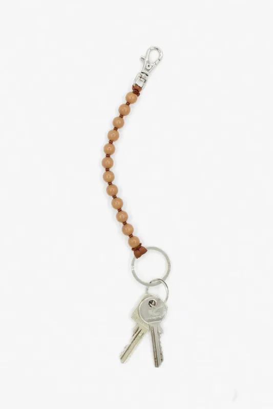 Beaded Keychain - Mocca sold by Jones
