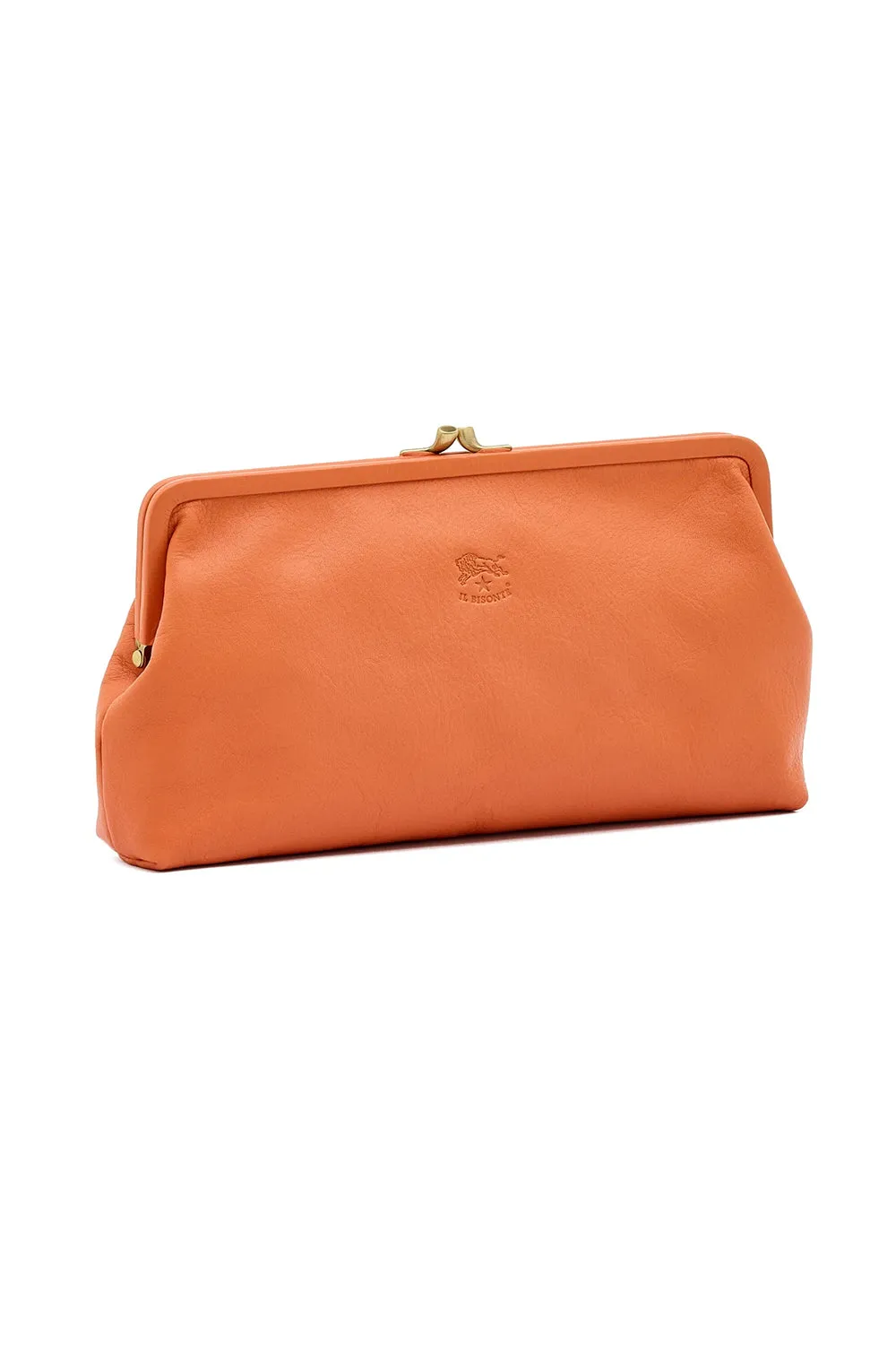 Manuela Classic Clutch - Orange Pontormo sold by Jones product image thumbnail 3