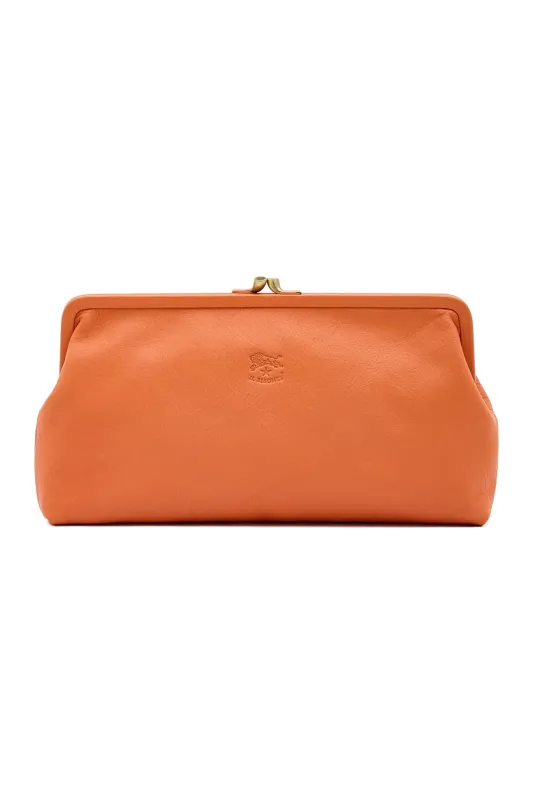 Manuela Classic Clutch - Orange Pontormo sold by Jones