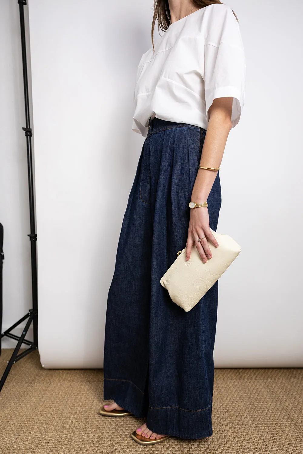 Manuela Classic Clutch - Milk sold by Jones