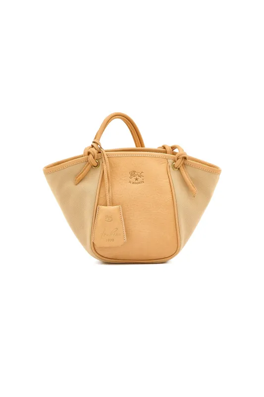 Archive 1970 Crossbody Bag - Canvas / Cowhide made by Il Bisonte