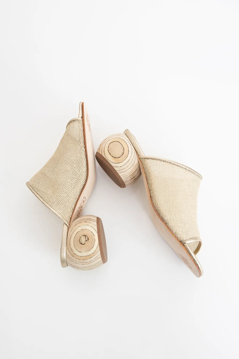 Milla Mule - Gold Jute sold by Jones product image thumbnail 5