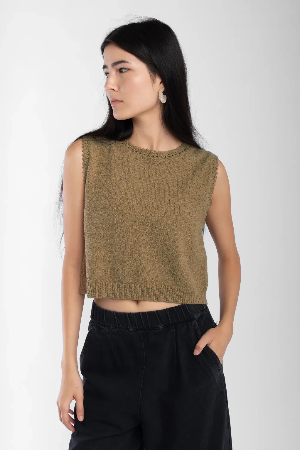 Boucle Tank - Ginger sold by Jones