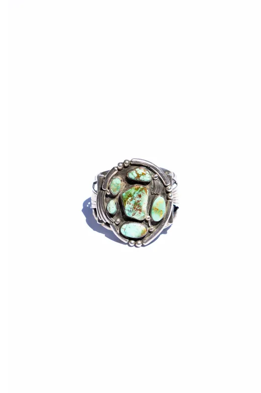 Navajo Vintage Turquoise Cuff made by Jones