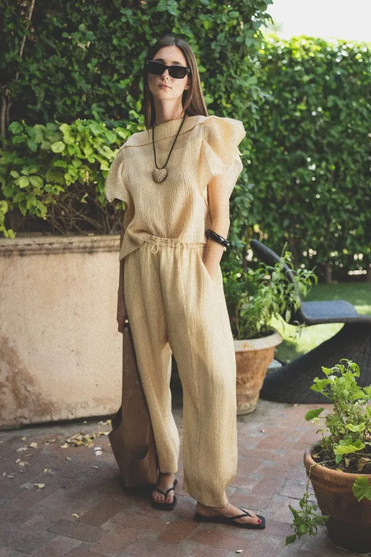 Rivera Top - Light Peach made by Rachel Comey