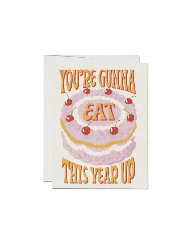 Eat This Year Up Birthday Card made by Jones