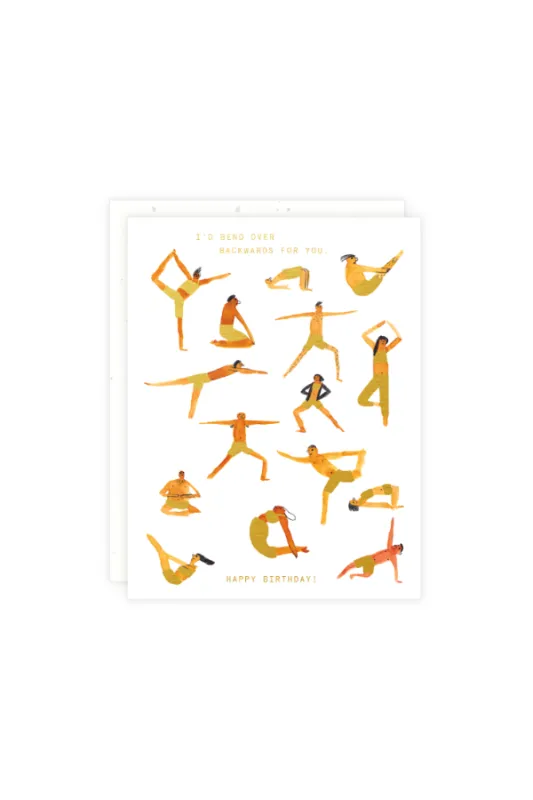 Yoga Poses Card made by Jones
