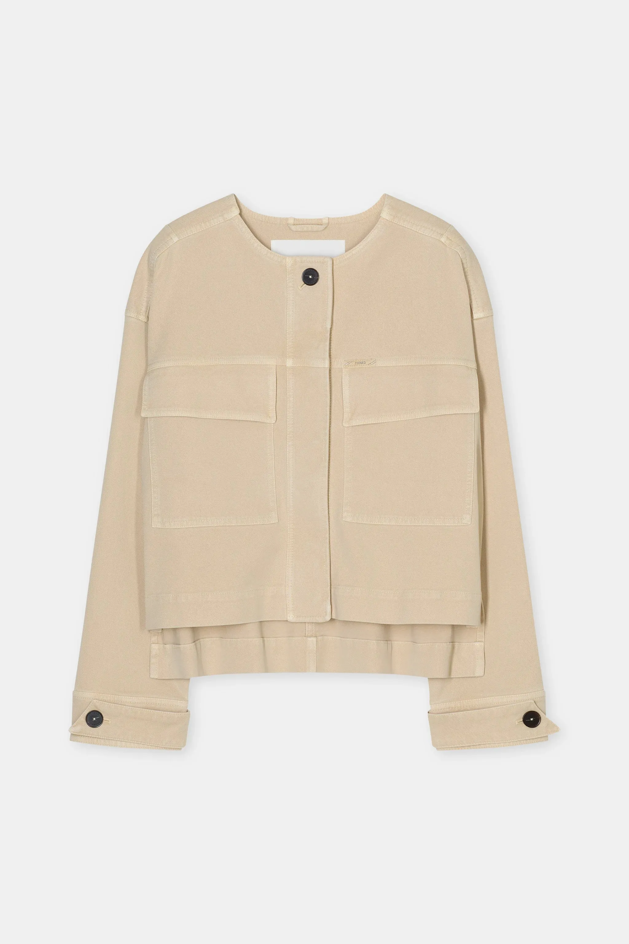 Cropped Utility Jacket - Camel Beige sold by Jones product image thumbnail 2