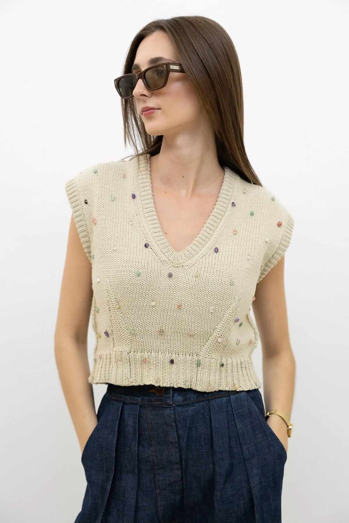 Acrea Top - Dove sold by Jones product image thumbnail 2