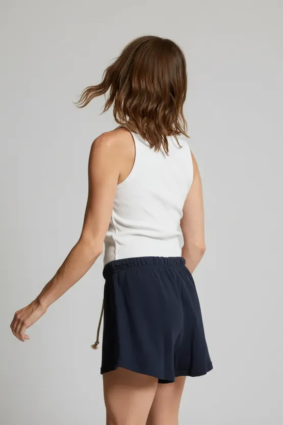 Layla French Terry Sweat Short - Navy sold by Jones product image thumbnail 4