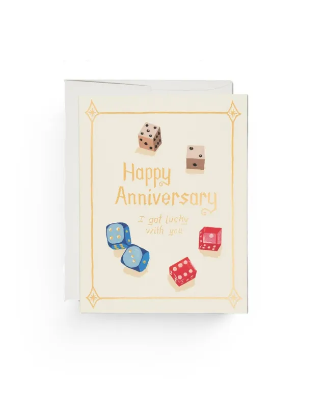 Lucky Dice Card made by Jones