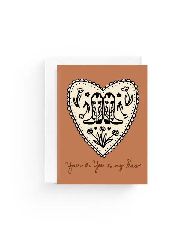 Yee to My Haw Love Card made by Jones