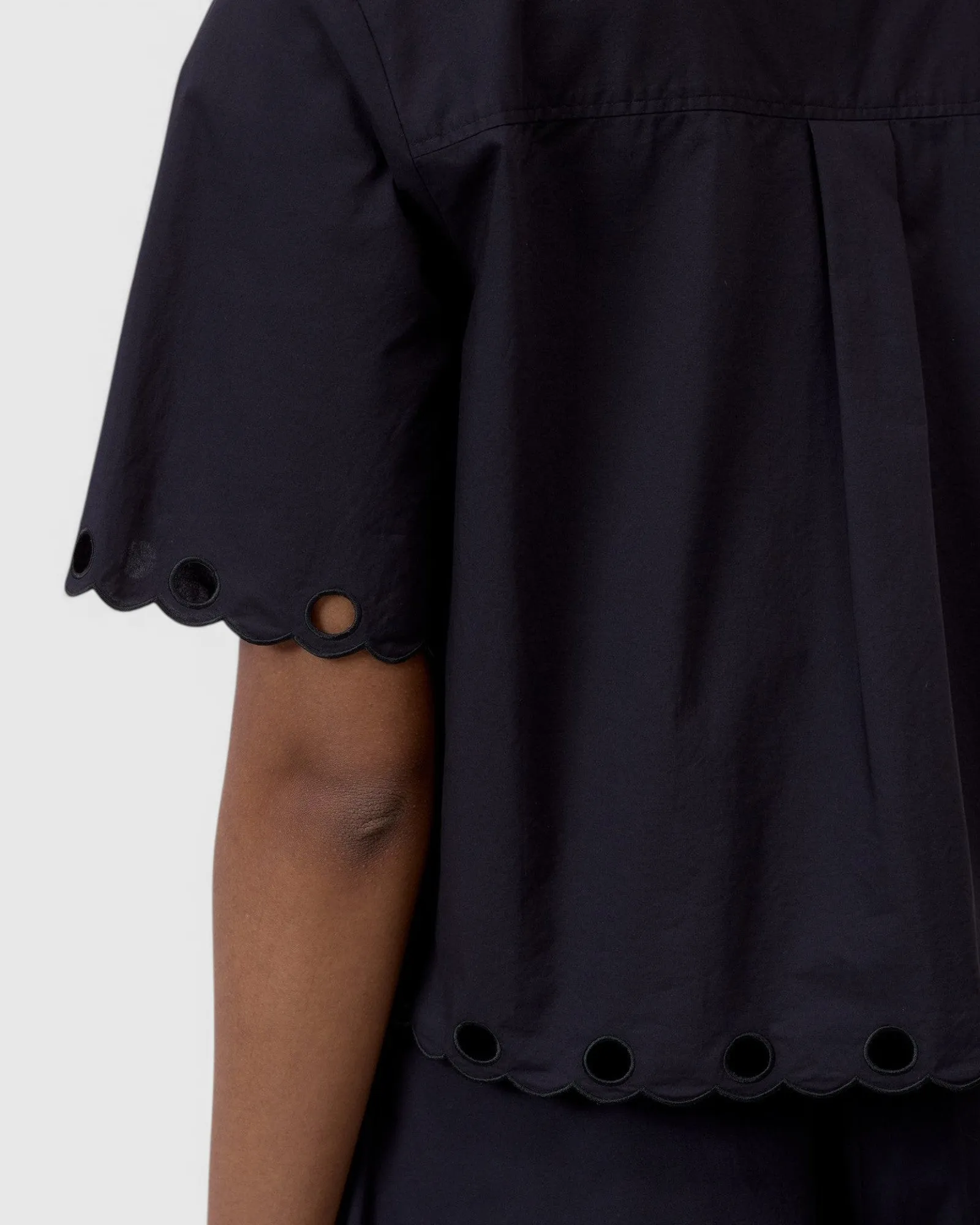 Embroidered Short Sleeve Shirt - Black sold by Jones product image thumbnail 5