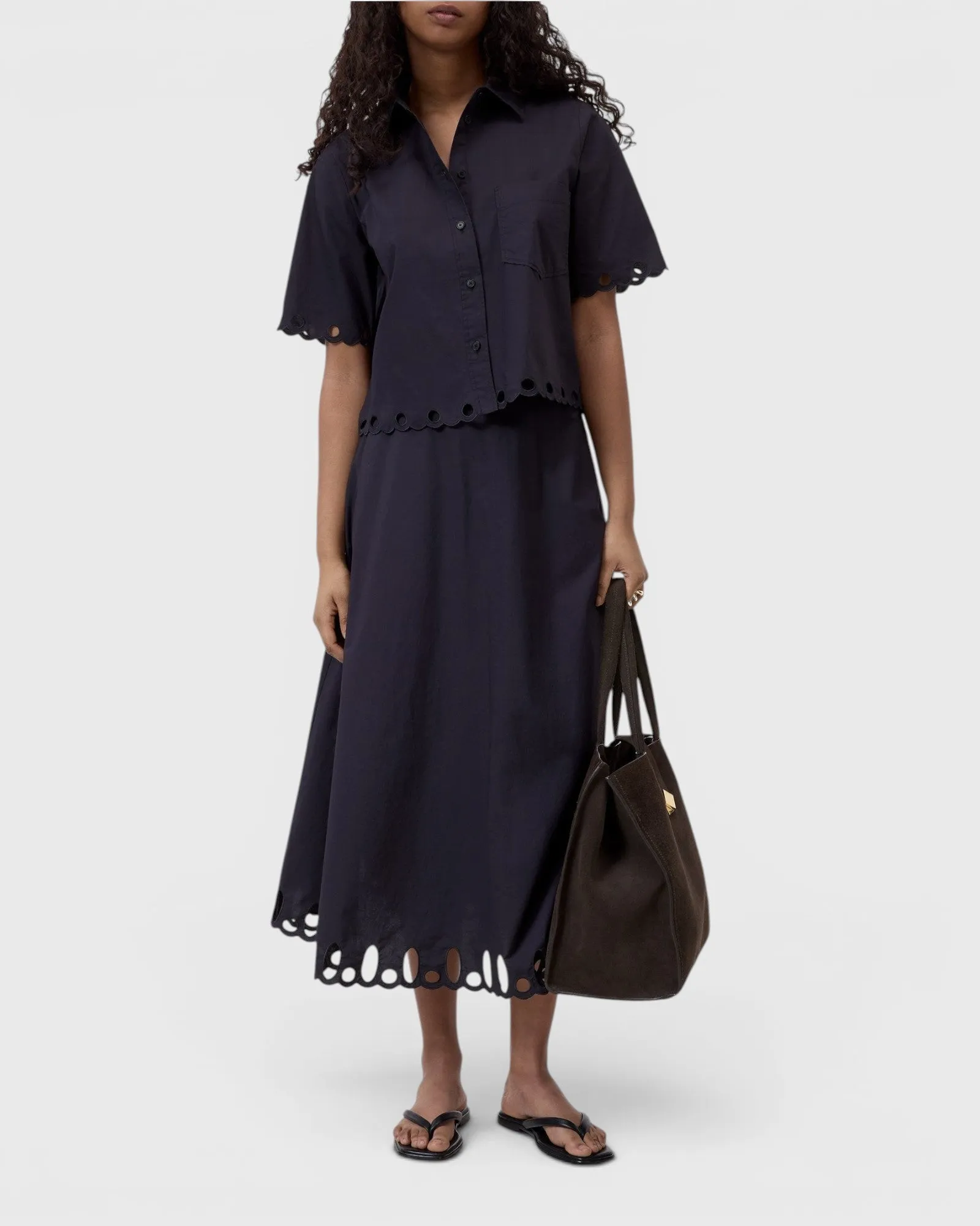 Embroidered Short Sleeve Shirt - Black sold by Jones product image thumbnail 2