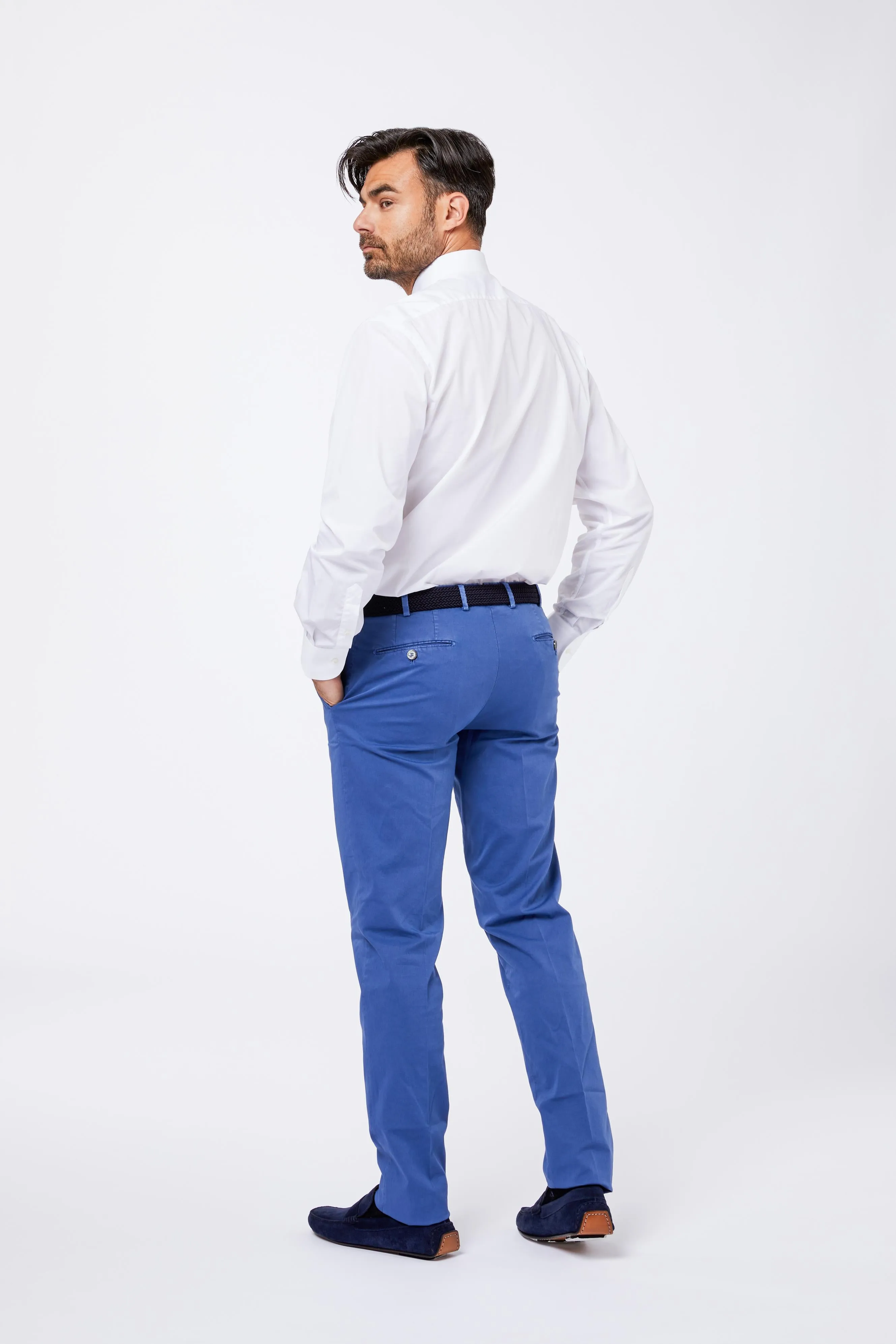 Camicia Bianca Cotone Popeline Collo Francese sold by principe di firenze product image thumbnail 3