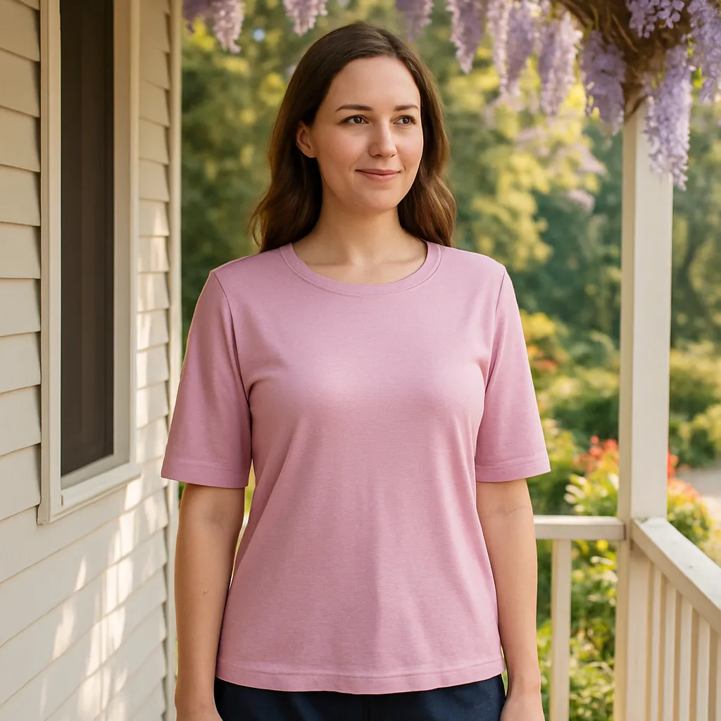 NEW Women's Merino Tee- Elbow length sleeve. sold by Sleepy Merino