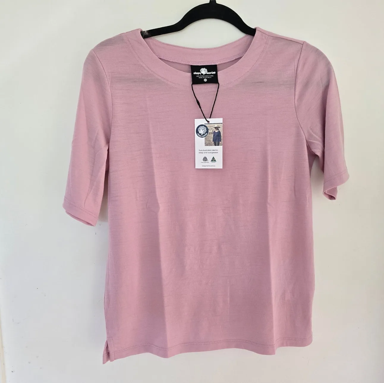 NEW Women's Merino Tee- Elbow length sleeve. sold by Sleepy Merino product image thumbnail 5