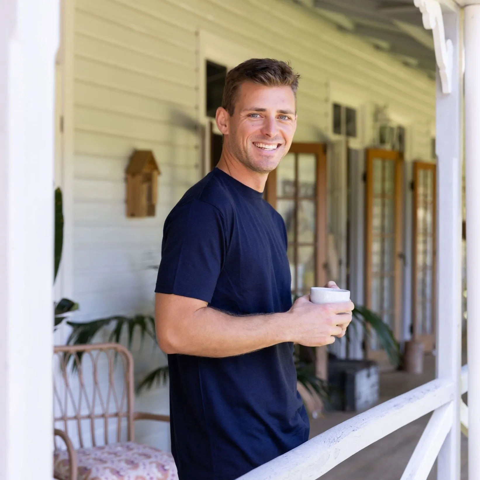 Men's Short Sleeve Merino Tee sold by Sleepy Merino