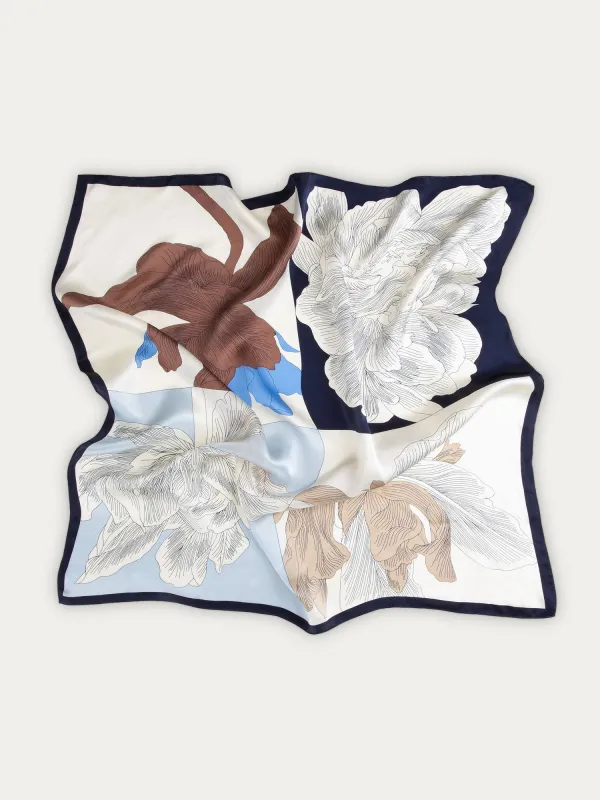 Silk Scarf - Floral sold by Wolff Studios