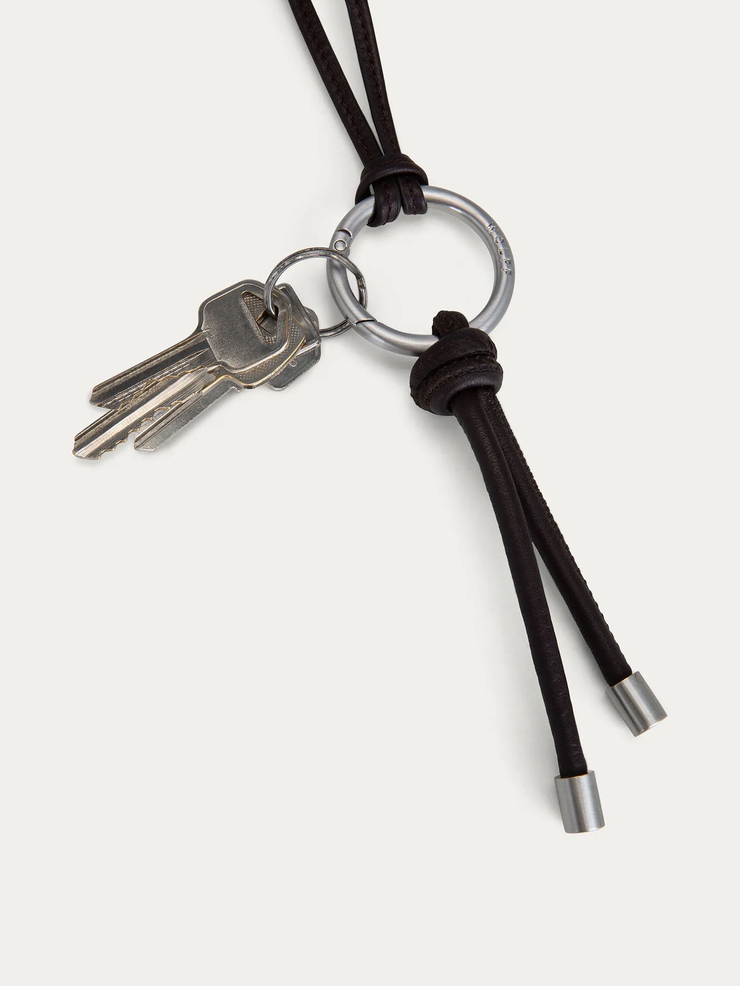 Wolff Signature Keyring — Chocolate sold by Wolff Studios product image thumbnail 3