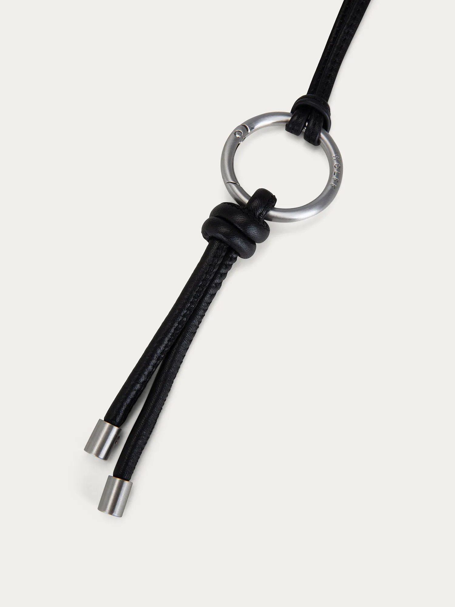 Wolff Signature Keyring — Black sold by Wolff Studios